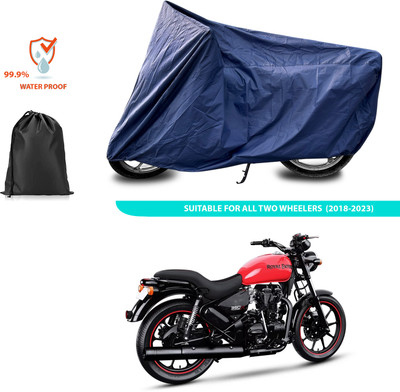 PAGORA Waterproof Two Wheeler Cover for Royal Enfield(Thunderbird 350, Blue)