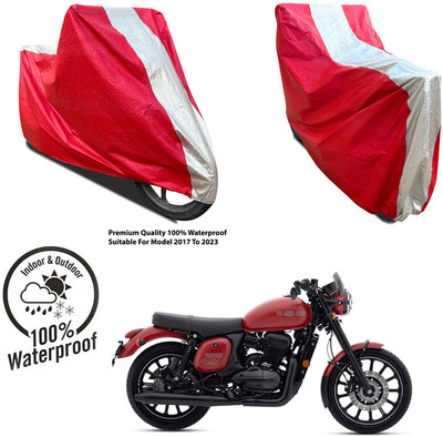 AUTOCAD Waterproof Two Wheeler Cover for Suzuki(Gixxer SF, Silver, Red)