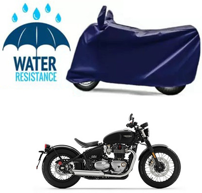 Furious3D Two Wheeler Cover for Triumph(Bonneville Bobber, Blue)