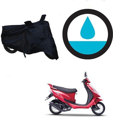 DeepShakshi AUTOMOTIVE Waterproof Two Wheeler Cover for Mahindra(Kine, Black)