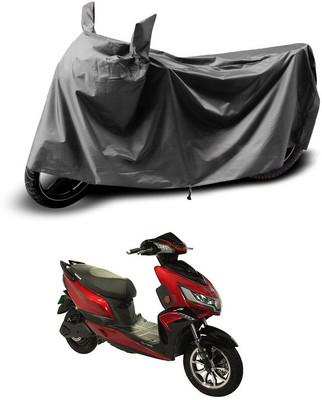Gali Bazar Waterproof Two Wheeler Cover for Okinawa(Grey)