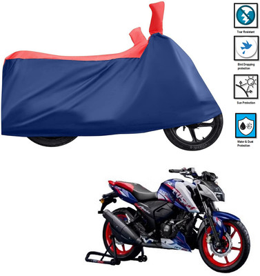 PAGORA Waterproof Two Wheeler Cover for TVS(Apache RTR 165 RP, Red)