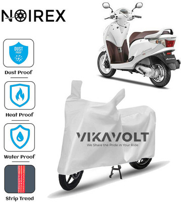NOIREX Waterproof Two Wheeler Cover for Honda(Aviator, Silver)