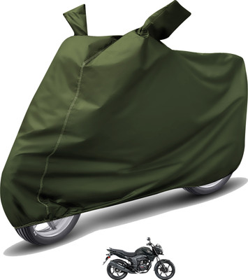 Caronix Waterproof Two Wheeler Cover for Honda(CB Trigger, Green)