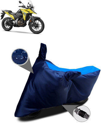 AutoGalaxy Waterproof Two Wheeler Cover for Suzuki(Blue)