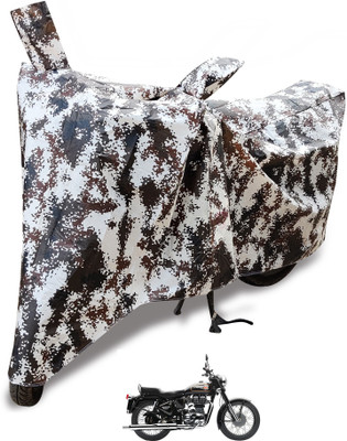 MOCKHE Waterproof Two Wheeler Cover for Royal Enfield(Standard 350, Multicolor)