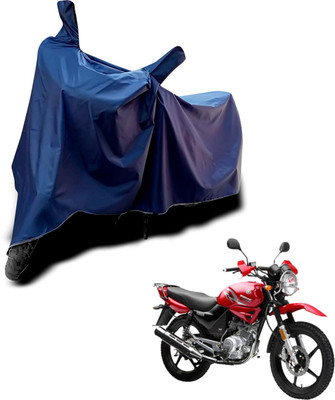 KEDIT Two Wheeler Cover for Yamaha(YBR 110, Blue)