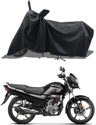 KANISHA ENTERPRISES Waterproof Two Wheeler Cover for Hero(Super Splendor, Black)
