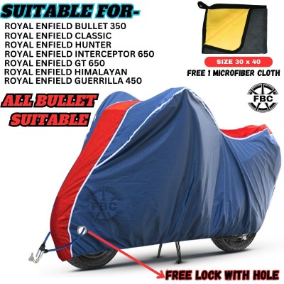 OliverX Waterproof Two Wheeler Cover for Royal Enfield(Bullet, Blue)