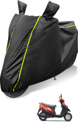 Auto Hub Waterproof Two Wheeler Cover for Mahindra(Flyte, Black)