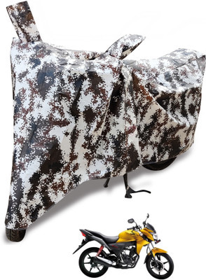 Auto Hub Waterproof Two Wheeler Cover for Honda(CB Twister, Multicolor)
