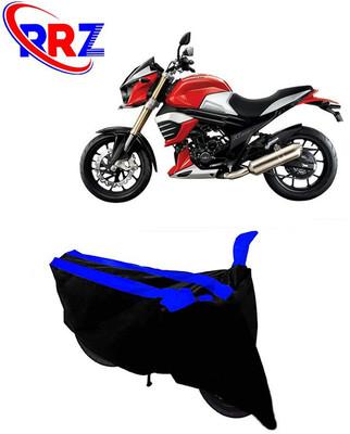 RRZ Waterproof Two Wheeler Cover for Mahindra(MOJO XT 300, Black, Blue)