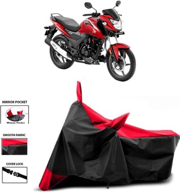 WMIZEXA Two Wheeler Cover for Honda(Red, Black)