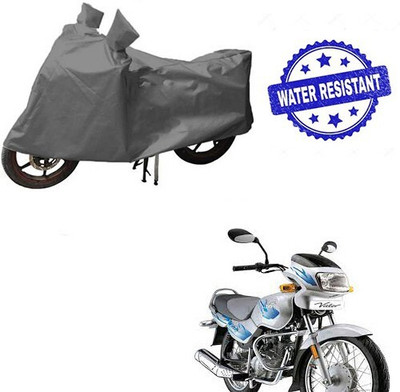 DeepShakshi AUTOMOTIVE Waterproof Two Wheeler Cover for TVS(Victor GLX, Grey)