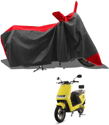 KEDIT Two Wheeler Cover for Hero(Red, Black)