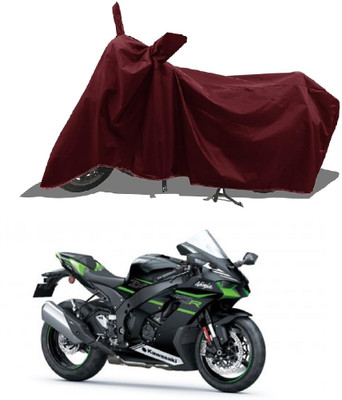 DeepShakshi AUTOMOTIVE Waterproof Two Wheeler Cover for Kawasaki(Ninja 400, Maroon)