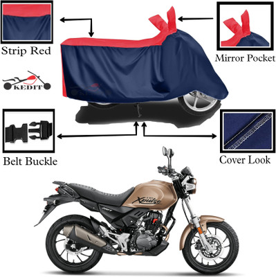 KEDIT Two Wheeler Cover for Universal For Bike(Xpulse 200T, Red, Blue)