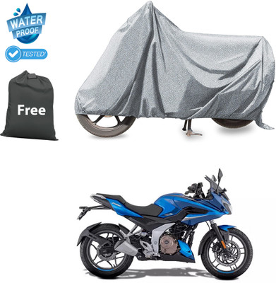 PAGORA Waterproof Two Wheeler Cover for Bajaj(Silver)