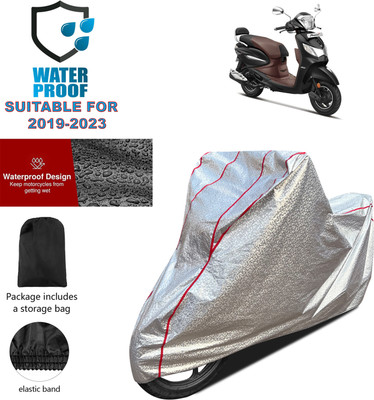 PAGORA Waterproof Two Wheeler Cover for Hero(Pleasure Plus, Silver)