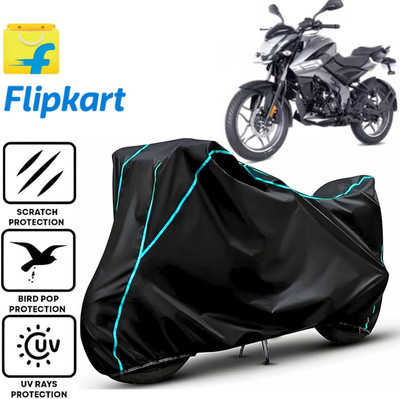 KroniX Waterproof Two Wheeler Cover for Bajaj(Pulsar NS125, Black, Blue)
