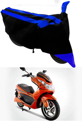 MMSSTAR Waterproof Two Wheeler Cover for Okinawa(Cruiser, Blue, Black)