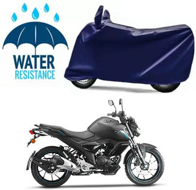 Furious3D Two Wheeler Cover for Yamaha(FZ-S FI, Blue)