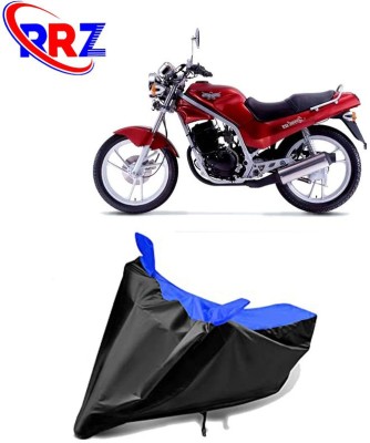 RRZ Waterproof Two Wheeler Cover for Kinetic(GF 125, Black, Blue)