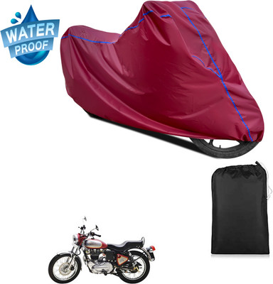PAGORA Waterproof Two Wheeler Cover for Royal Enfield(Electra 5S, Maroon)