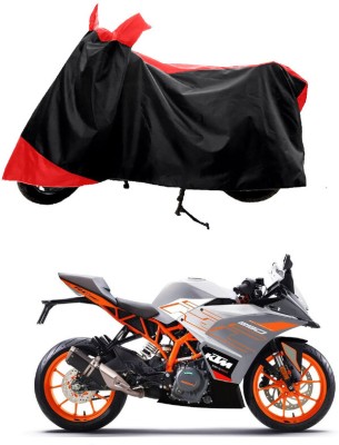 GROFATIK Two Wheeler Cover for KTM(RC 390 BS6, Red)