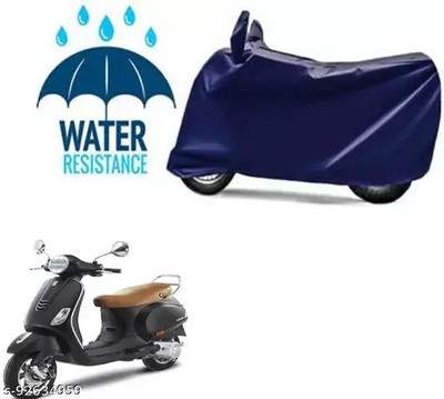 gurukul mart Waterproof Two Wheeler Cover for Indian(Electric Flash, Blue)
