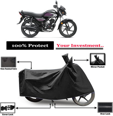 Amexride Two Wheeler Cover for Honda(Neo BS6, Black)