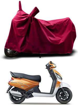 KEDIT Two Wheeler Cover for Mahindra(Gusto 125 BS6, Maroon)