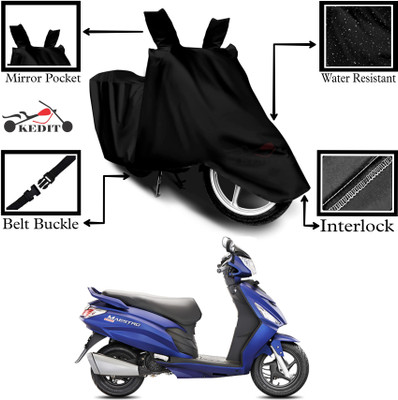 KEDIT Two Wheeler Cover for Universal For Bike(Maestro Edge, Black)