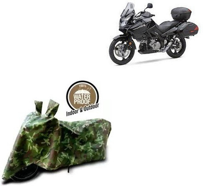 THE REAL ARV Waterproof Two Wheeler Cover for Suzuki(V Strom 1000, Multicolor)