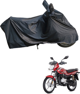 Motodreka Waterproof Two Wheeler Cover for Bajaj(Platina 100 BS6, Black)
