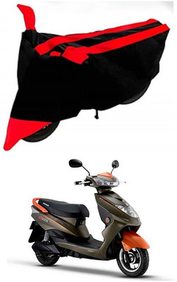 AutoGalaxy Waterproof Two Wheeler Cover for Okinawa(Ridge, Red, Black)