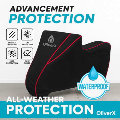 AUTOCAD Waterproof Two Wheeler Cover for Suzuki(Access 125, Blue)