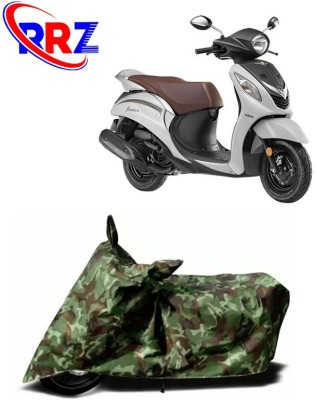 RRZ Waterproof Two Wheeler Cover for Yamaha(Fascino, Multicolor)