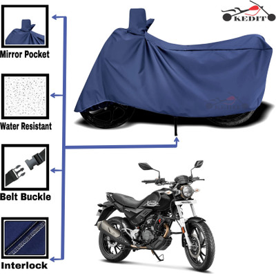 KEDIT Two Wheeler Cover for Hero(Blue)