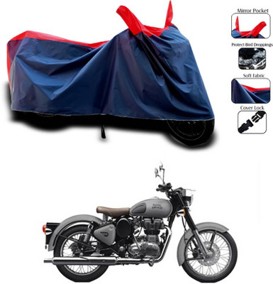 KEDIT Two Wheeler Cover for Royal Enfield(Classic 350, Red)