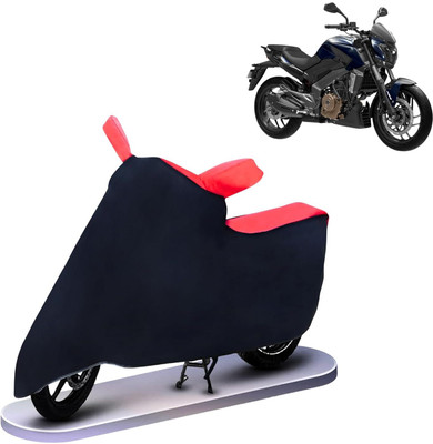 KEDIT Two Wheeler Cover for Bajaj(Dominar 400, Red, Black)