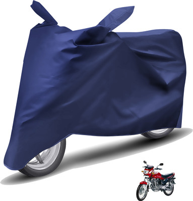 Caronix Waterproof Two Wheeler Cover for Hero(Ambition, Blue)
