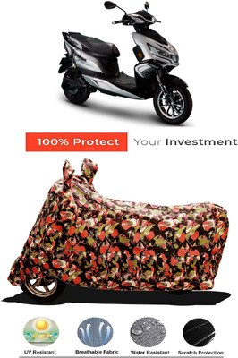 Amexride Two Wheeler Cover for Okinawa(i-Praise, Multicolor)