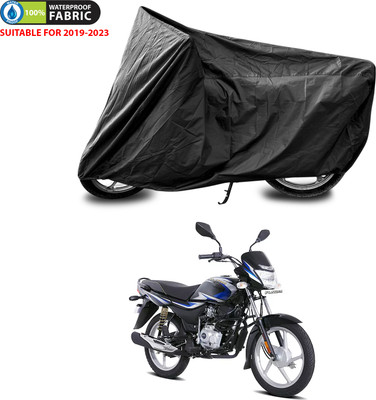 PAGORA Waterproof Two Wheeler Cover for Bajaj(Platina 100, Black)