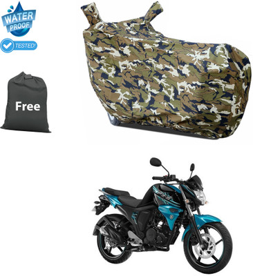 CODOKI Waterproof Two Wheeler Cover for Yamaha(FZ S FI (V 2.0), Yellow)