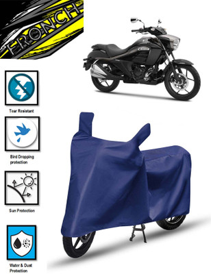FRONCH Waterproof Two Wheeler Cover for Suzuki(Intruder, Blue)