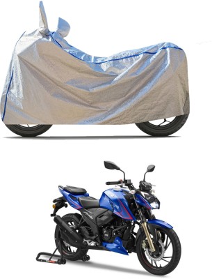 CODOKI Waterproof Two Wheeler Cover for TVS(Apache RTR 200 4V, Silver)