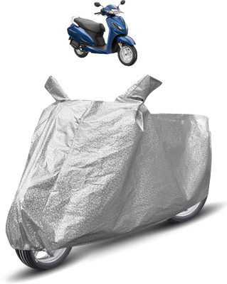 MOCKHE Waterproof Two Wheeler Cover for Honda(Activa 6G, Silver)