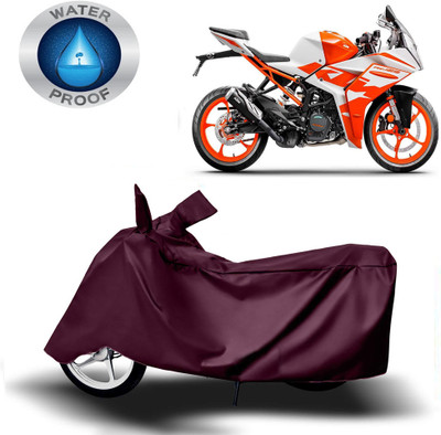Autoinnovation Two Wheeler Cover for KTM(RC 125, Maroon)
