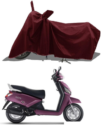 DeepShakshi AUTOMOTIVE Waterproof Two Wheeler Cover for Hero(Glamour, Maroon)
